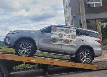 Brigada Militar de Flores da Cunha recupera veículo furtado em Farroupilha