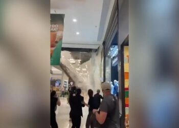 Temporal em São Paulo causa caos com alagamentos, queda de teto em shopping e apagão