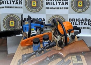 Homem é Preso por Caça Ilegal e Posse de Arma em Operação da Patram em Nova Roma do Sul
