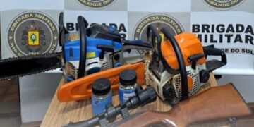 Homem é Preso por Caça Ilegal e Posse de Arma em Operação da Patram em Nova Roma do Sul