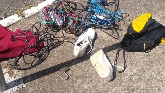 Homem é preso pela Brigada Militar após furto de cabos elétricos em Farroupilha