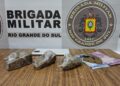 Prisão em flagrante: Brigada Militar prende homem por tráfico de drogas no Centro de Nova Roma Do Sul