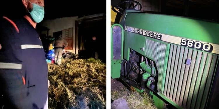 Agricultor de 65 anos morre enquanto operava trator, em Encruzilhada do Sul