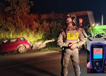 Condutor embriagado é preso após acidente de trânsito no interior de Nova Roma do Sul