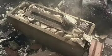 Explosão de lareira ecológica causa incêndio em residência de Taquara