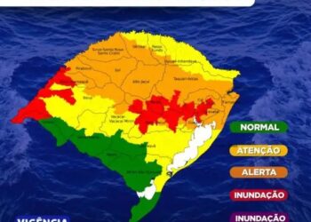 Defesa Civil alerta para chuvas intensas e risco de enchentes no fim de semana no RS