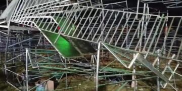 Desabamento de arquibancada em rodeio no interior de SP deixa 60 feridos e cancela show da dupla Gian e Giovani