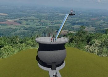 Cuia gigante com mirante será novo cartão-postal de Venâncio Aires