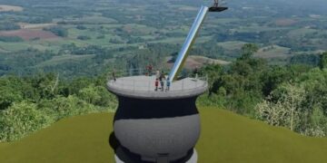 Cuia gigante com mirante será novo cartão-postal de Venâncio Aires