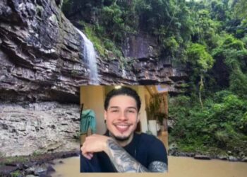 Jovem morre ao cair da Cascata dos Italianos enquanto tentava tirar selfie