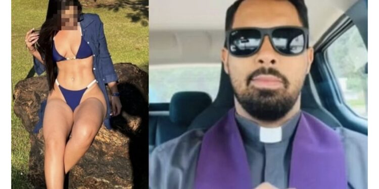 Padre é investigado pela igreja após ser flagrado com noiva de fiel só de baby-doll