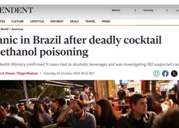 “Caipirinhas canceladas”: imprensa internacional repercute casos de intoxicação por metanol