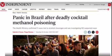 “Caipirinhas canceladas”: imprensa internacional repercute casos de intoxicação por metanol