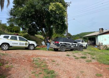 Ação conjunta da Polícia Civil e Brigada Militar cumpre mandado de busca e apreensão por Furto Arrombamento/Qualificado em Nova Roma do Sul