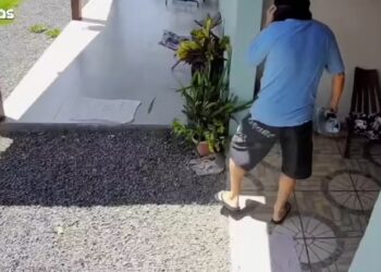 Homem é preso suspeito de invadir casa e tentar sedar vizinha com pano molhado com gasolina, diz polícia