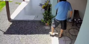 Homem é preso suspeito de invadir casa e tentar sedar vizinha com pano molhado com gasolina, diz polícia