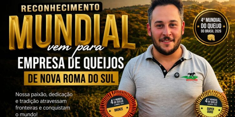 Laticínios Pipo conquista ouro e bronze no Mundial do Queijo