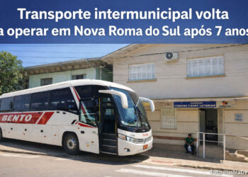 Transporte intermunicipal volta a operar em Nova Roma do Sul após 7 anos