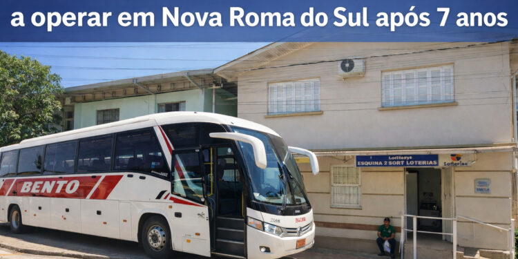 Transporte intermunicipal volta a operar em Nova Roma do Sul após 7 anos