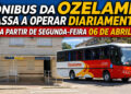 Ônibus da Ozelame passa a operar diariamente em Nova Roma do Sul a partir de segunda-feira 06 de abril