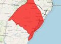 Inmet emite alerta vermelho para tempestades no Rio Grande do Sul