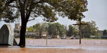 Rio Uruguai segue inundando Itaqui e Uruguaiana
